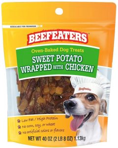 Beefeaters Sweet Potato Wrapped with Chicken Treat for Dogs