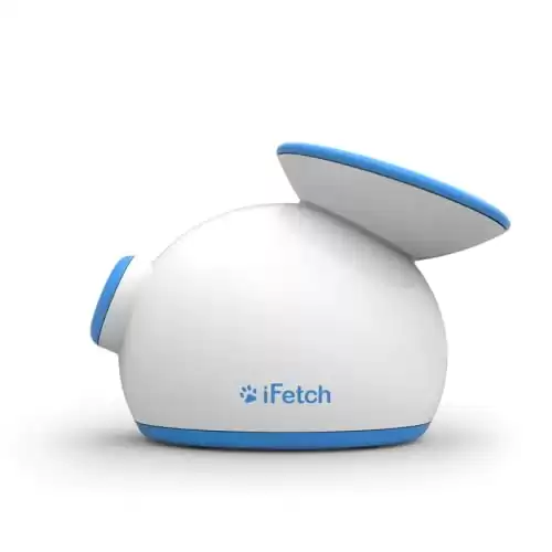 iFetch Interactive Ball Launcher for Dogs – Launches Mini Tennis Balls, Small,Multicolored