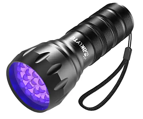 Waklyte Black Light UV Light, 21 LED Mini Black Light Flashlight