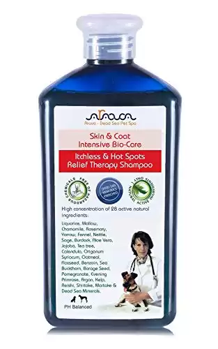 Arava Natural Medicated Dog Shampoo – Anti Yeast Anti Itch Dog Shampoo