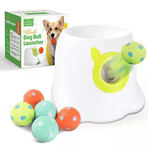 THE THOUGHTS OF FUN CO. Automatic Dog Ball Launcher - Dog Fetch Machine