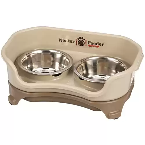 Neater Feeder Express (Small Dog) - With Stainless Steel Dog Bowls and Mess Proof Pet Feeder