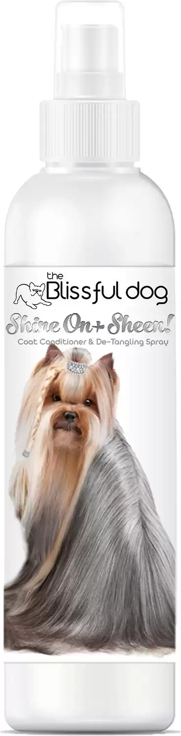 The Blissful Dog Shine-On+Sheen Dog De-Tangling Coat Spray