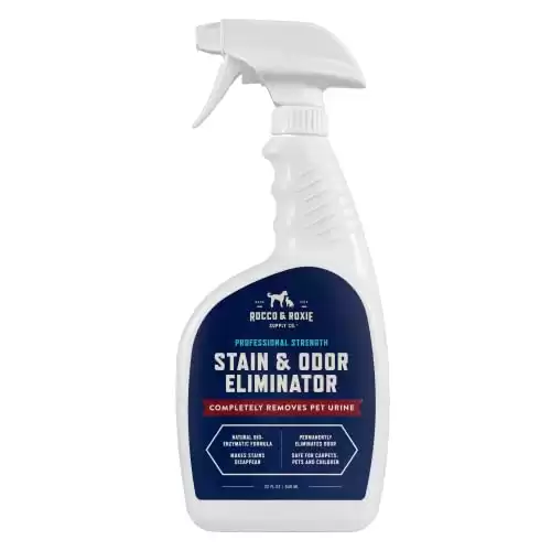 "Enzyme-Powered Stain and Odor Eliminator for Strong Pet Odors - Ideal for Home Use - Removes Carpet Stains and Eliminates Cat and Dog Pee Smells - Includes Enzymatic Cat Urine Destroyer - Conven...