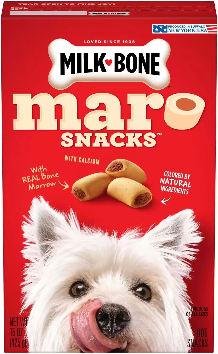 Milk-Bone Maro Snacks Small Dog Treats, 15-oz bag, case of 6