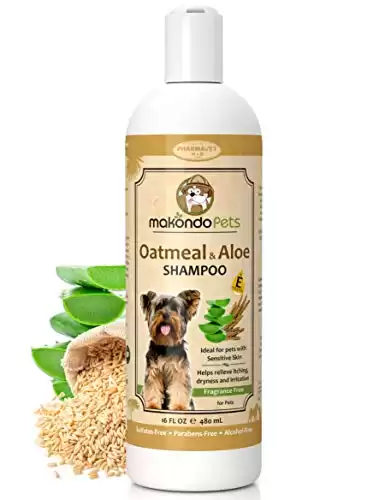 Oatmeal and Aloe Vera Hypoallergenic Dog Shampoo